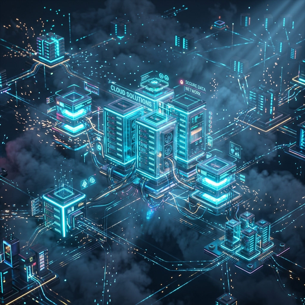 Cloud Solutions Illustration